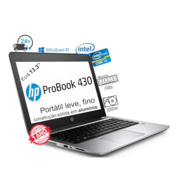 HP ProBook 430 | Intel i3 4030U | Ram 4GB | Disco  500GB | Ecrã 13.3p