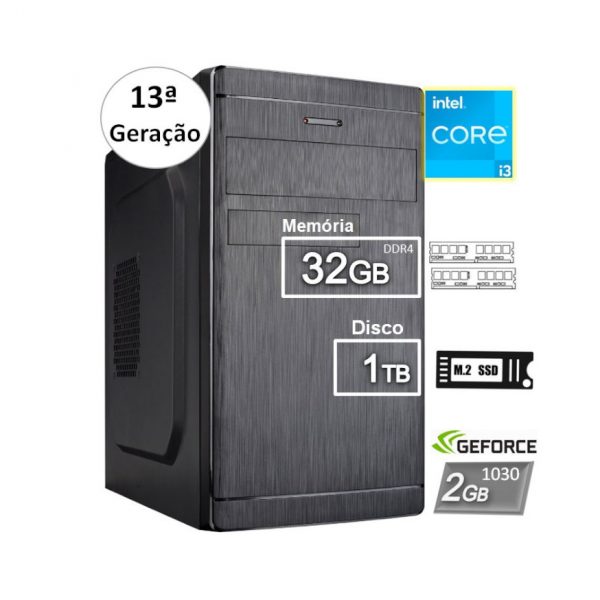 3-Compuitador NewLine i3_13G_32gb_1TB_1