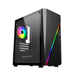 Caixa mATX Gaming Mini GLAYZE Black