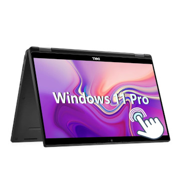 Portátil DELL Latitude 7390 – 2 em 1 Rotativo 360º – Recondicionado  | CPU INTEL i5-8350U | Mem 8GB | Disco SSD 256GB | Ecrã 13.3p Touch FHD | Win 11 PRO
